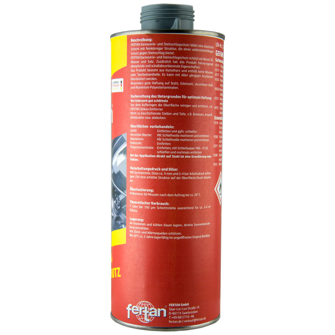 Fertan SPG - Protectie impotriva loviturilor de piatra - 1000 ml - culoare gri