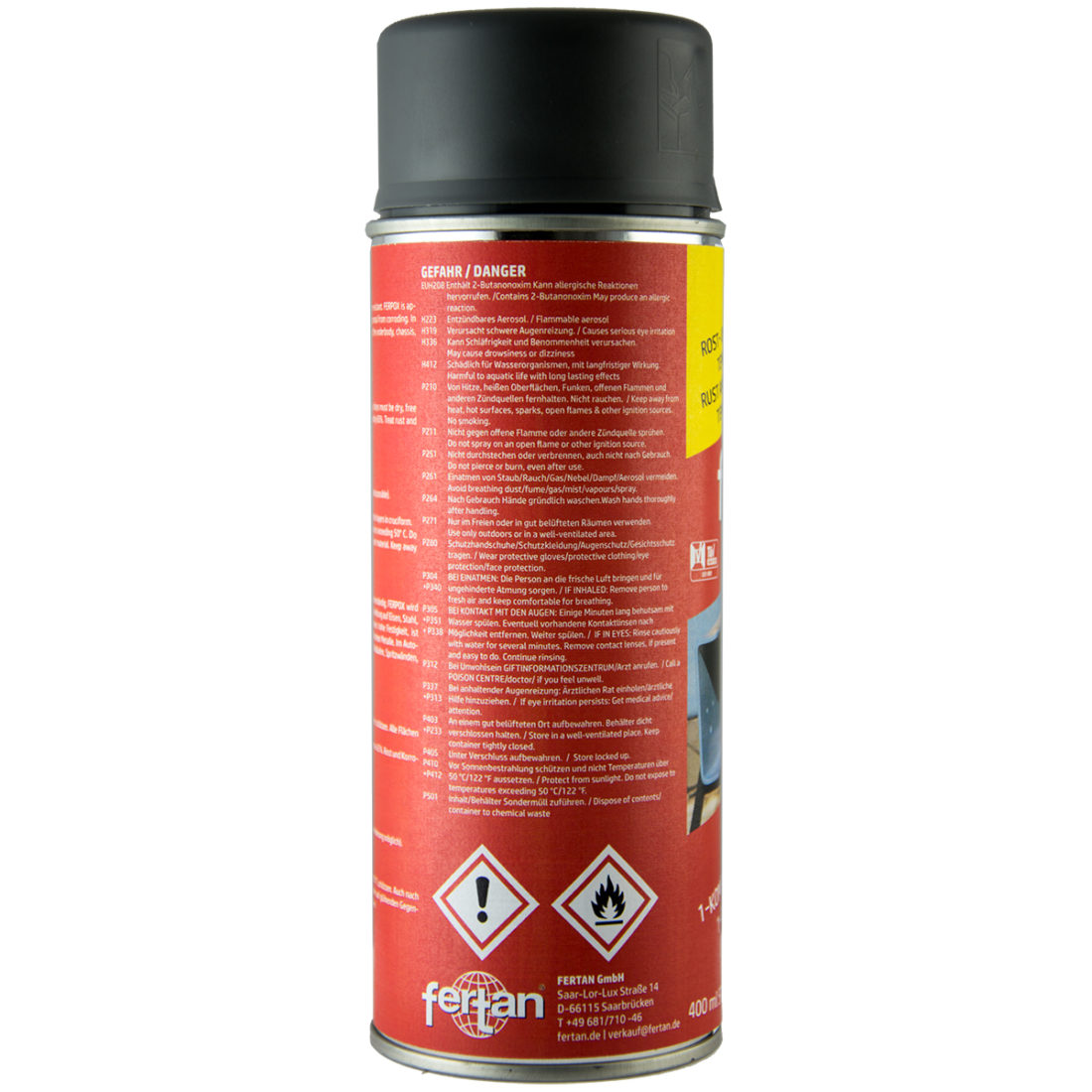 Grund epoxidic Fertan FERPOX 1-K Epoxy Primer - 400 ml spray - culoare gri
