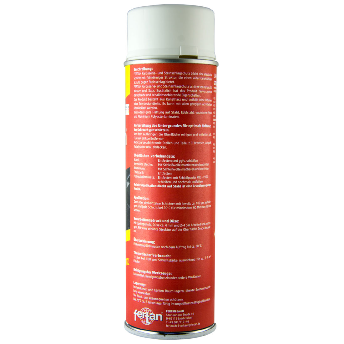 Protectie impotriva loviturilor de piatra - FERTAN - 500 ml spray - negru mat